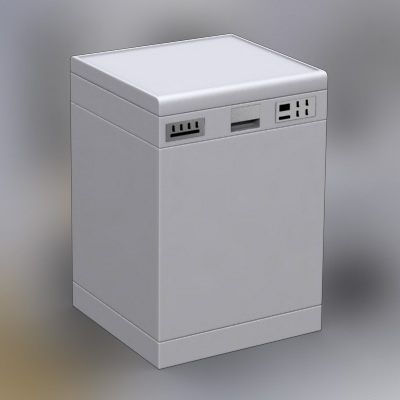 Blender Single Serve 3D Model in Household Appliances 3DExport