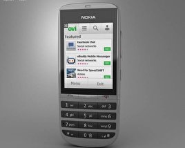 Nokia Asha 300 3D 모델 