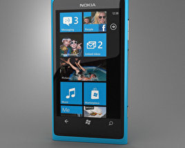 Nokia Lumia 800 3D 모델 