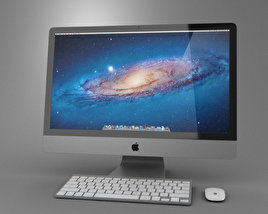 Apple iMac 27 2012 3D模型