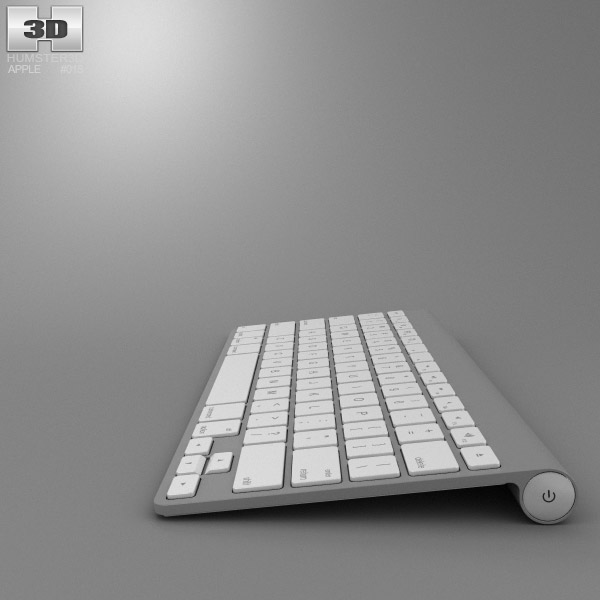 Clavier Apple sans fil modèle 3D $24 - .obj .blend .fbx .unknown - Free3D