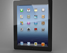 Apple iPad 4 Cellular 3D 모델 