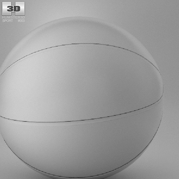Bola de Basquete - Bloco 3D