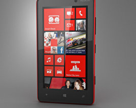Nokia Lumia 820 3D 모델 