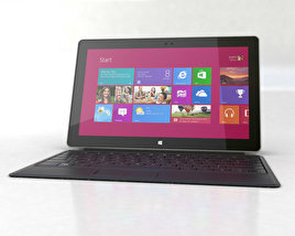 Microsoft Surface Pro with Type Cover 3D model