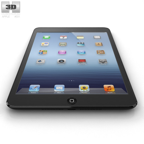 Apple iPad Mini Cellular 3Dモデル ダウンロード