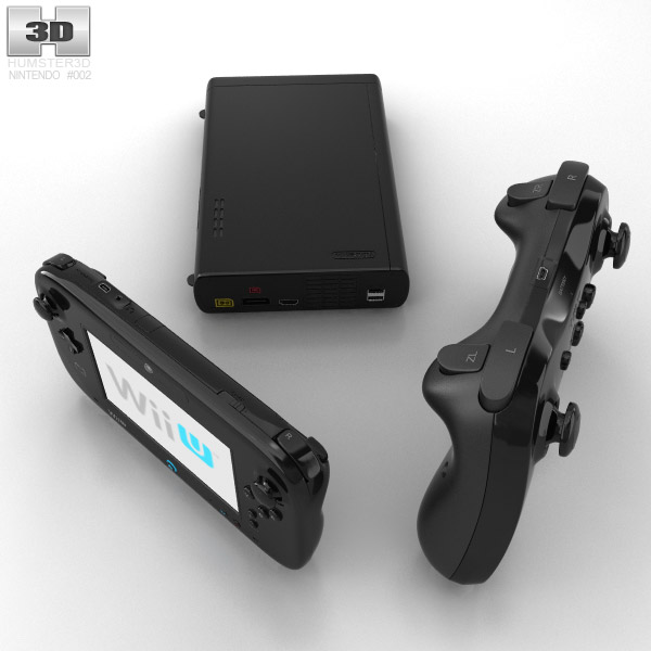 modelo 3d Nintendo Wii U Console Black - TurboSquid 932044