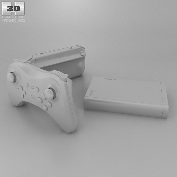 modelo 3d Nintendo Wii U Console Black - TurboSquid 932044