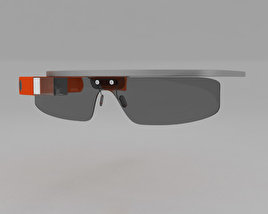 Google Glass 3D-Modell