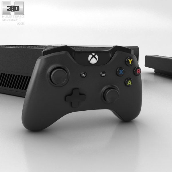 Microsoft Xbox One X Modelo 3D descargar