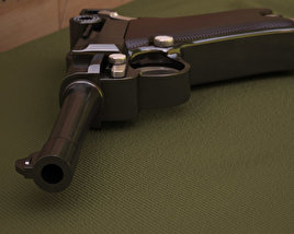 Luger P08 (Parabellum) 3D 모델 