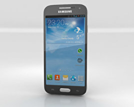 Samsung Galaxy S4 Mini 黑色的 3D模型