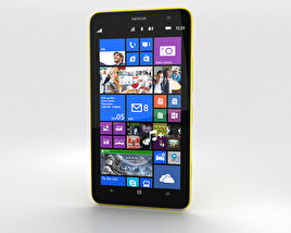 Nokia Lumia 1320 Amarillo Modelo 3D