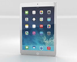 Apple iPad Air Silver WiFi 3Dモデル