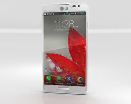 LG Optimus F7 白い 3Dモデル