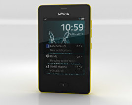 Nokia Asha 501 3D 모델 