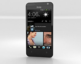 HTC Desire 300 White 3D model