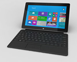 Microsoft Surface 2 with Type Cover 3D 모델 