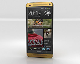 HTC One Gold Edition 3D model