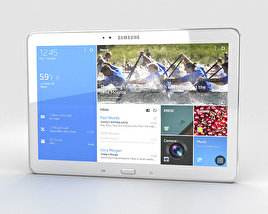 Samsung Galaxy NotePRO 12.2 inch 白色的 3D模型