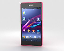 Sony Xperia Z1 Compact Pink Modello 3D