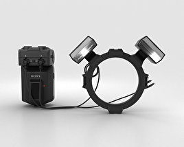Sony HVL-MT24AM Macro Twin Flash Kit Modèle 3D