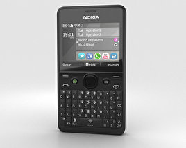 Nokia Asha 210 Preto Modelo 3d
