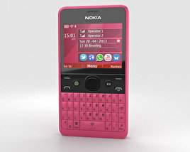 Nokia Asha 210 Pink 3D-Modell