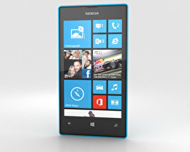 Nokia Lumia 520 Cyan 3D模型