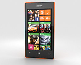 Nokia Lumia 525 Orange 3D 모델 