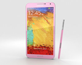 Samsung Galaxy Note 3 Pink 3D model