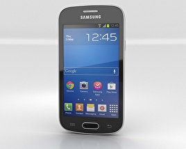 Samsung Galaxy Fresh S7390 黑色的 3D模型