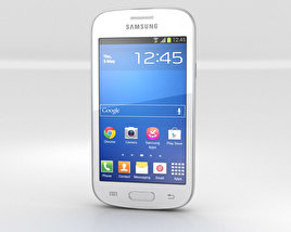 Samsung Galaxy Fresh S7390 白い 3Dモデル