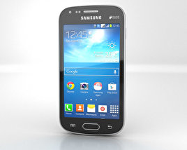Samsung Galaxy S Duos 2 S7582 黑色的 3D模型