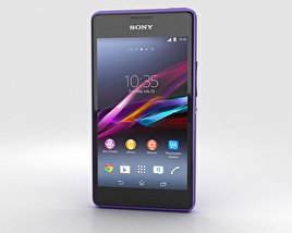 Sony Xperia E1 Purple Modello 3D