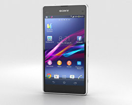 Sony Xperia Z1 Compact Weiß 3D-Modell