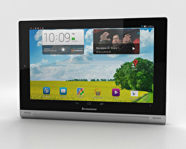 Lenovo Yoga Tablet 10 HD+ Silver Modèle 3D