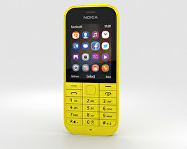 Nokia 220 Yellow 3D model
