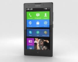 Nokia XL Preto Modelo 3d