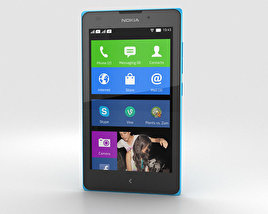 Nokia XL Cyan 3D модель