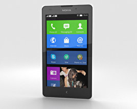 Nokia XL White 3D model