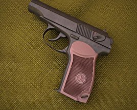 Пистолет Макарова 3D модель