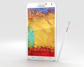 Samsung Galaxy Note 3 Rose Gold White Modello 3D