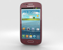Samsung Galaxy S III Mini Garnet Red 3D 모델 
