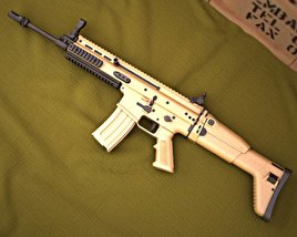 FN SCAR-L Modelo 3D