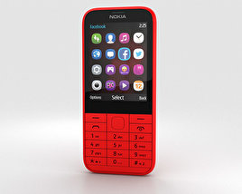 Nokia 225 Red 3D-Modell