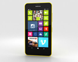 Nokia Lumia 630 Bright Yellow Modèle 3D