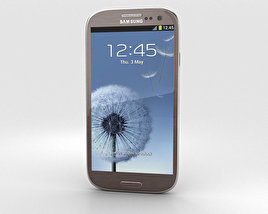 Samsung Galaxy S3 Neo Amber Brown 3D model