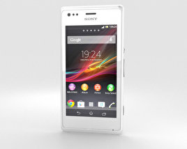 Sony Xperia M White 3D model
