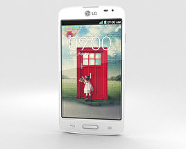 LG F70 白い 3Dモデル